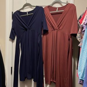 Motherbee Maternity tie back dresses